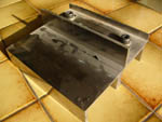 Balzořez frézovaný z ocelových profilů. Vhodný na nosníky z tvrdé balzy a balzy silnější než 3mm