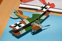 Vítězný model kategorie M-pist Albatros D.II Antonina Alfery