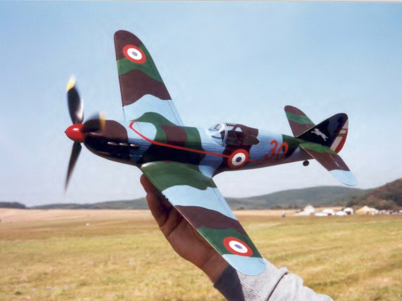 Dewoitine D-520 (stavba: Petr Kolář, foto: Felda)