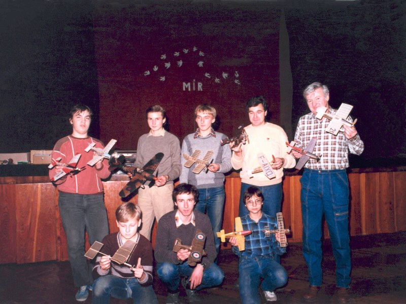 Družina brněnských modelářů (Foto: Ičiro Jamada)  