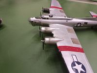 Obdivovaný B-17 Flying Fortress Jirky Doležela, představený mimo soutěž