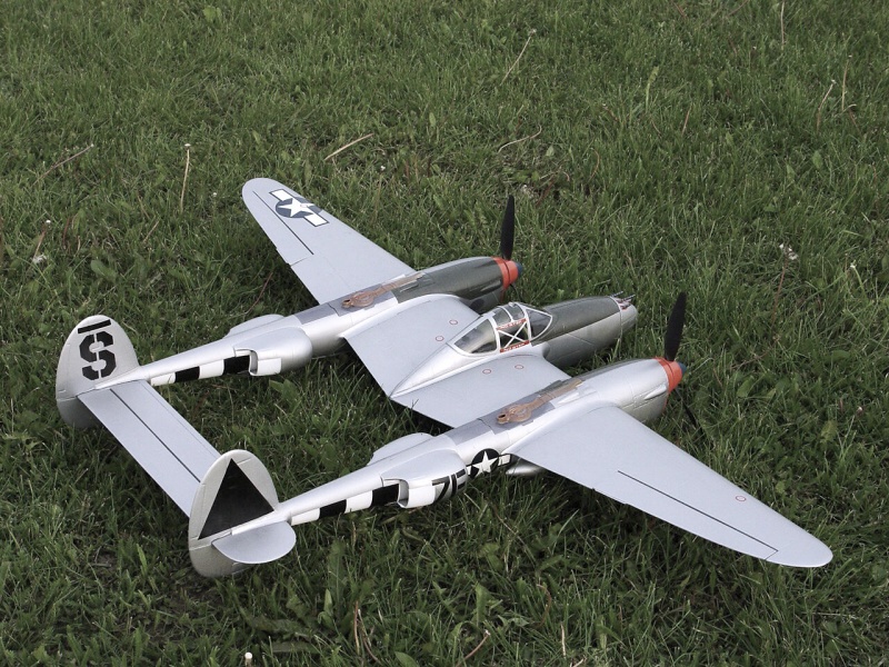 Lockheed P-38 Lightning (stavba: FSK, foto: Felda)