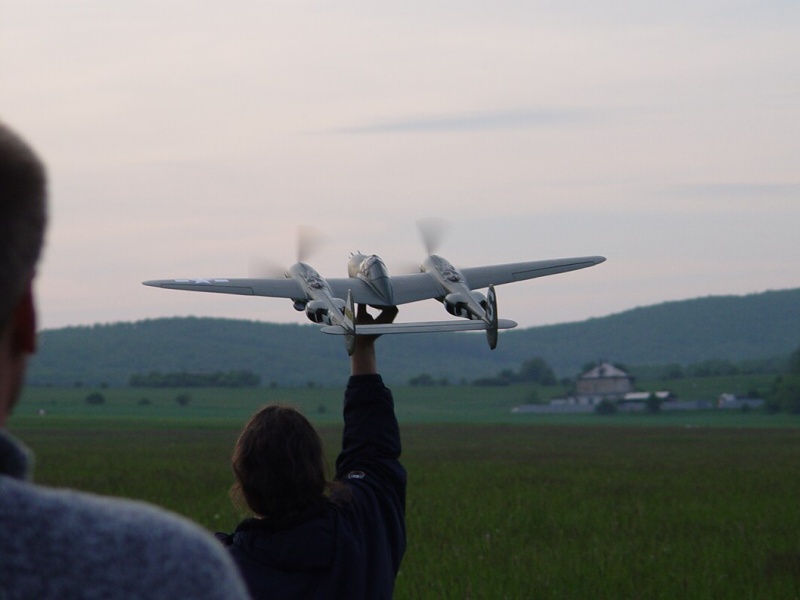Lockheed P-38 Lightning (stavba: FSK, foto: Felda)
