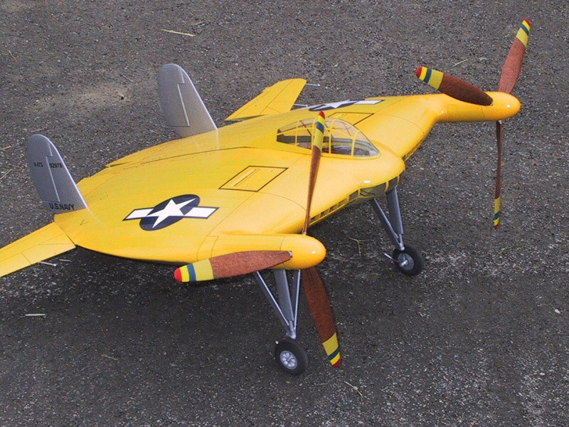 Vought V.173 (stavba: Antonín Alfery, foto: Felda)